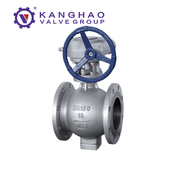 Worm flange ball valve