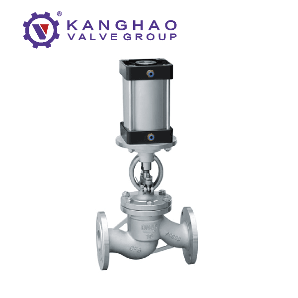 Pneumatic stainless steel globe valv